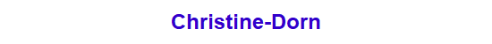 Christine-Dorn