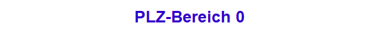 PLZ-Bereich 0