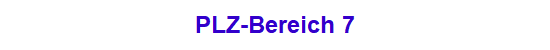 PLZ-Bereich 7
