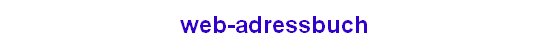 web-adressbuch